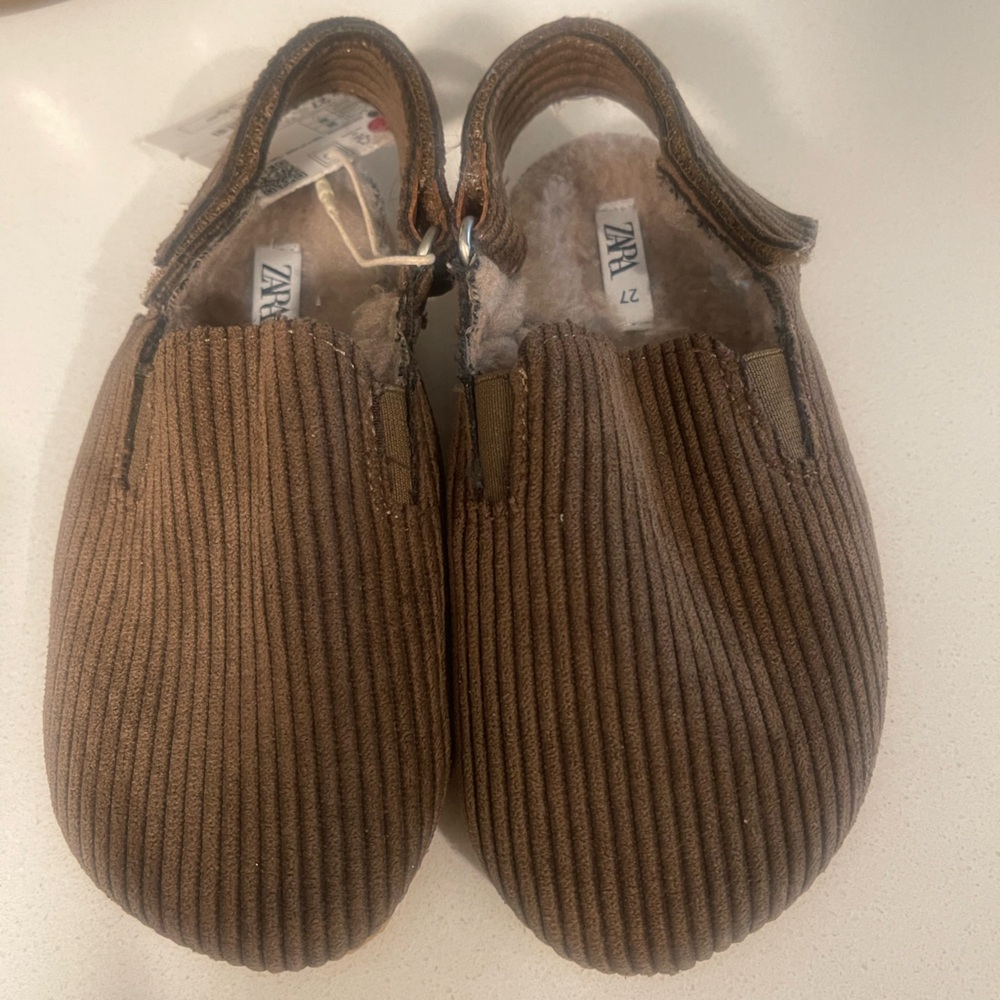 Brown Corduroy Clogs
